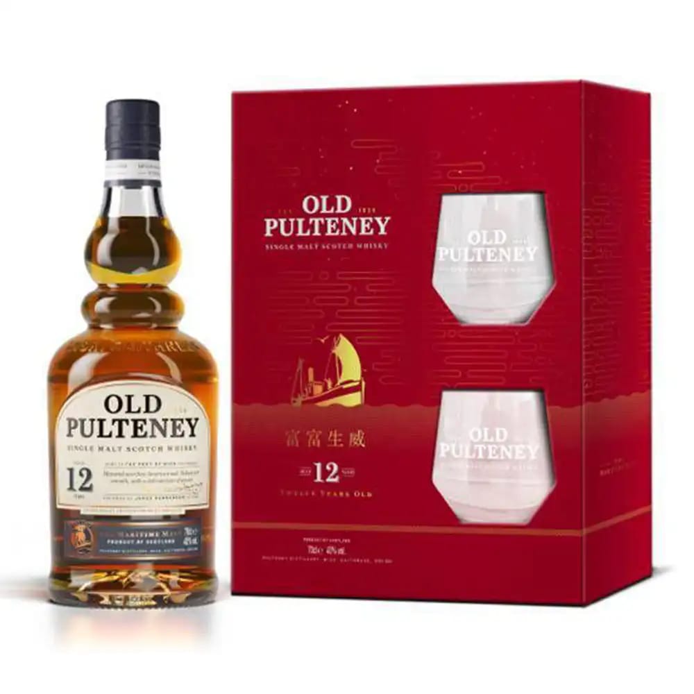 OLD PULTENEY 12 Year Old Gift Set