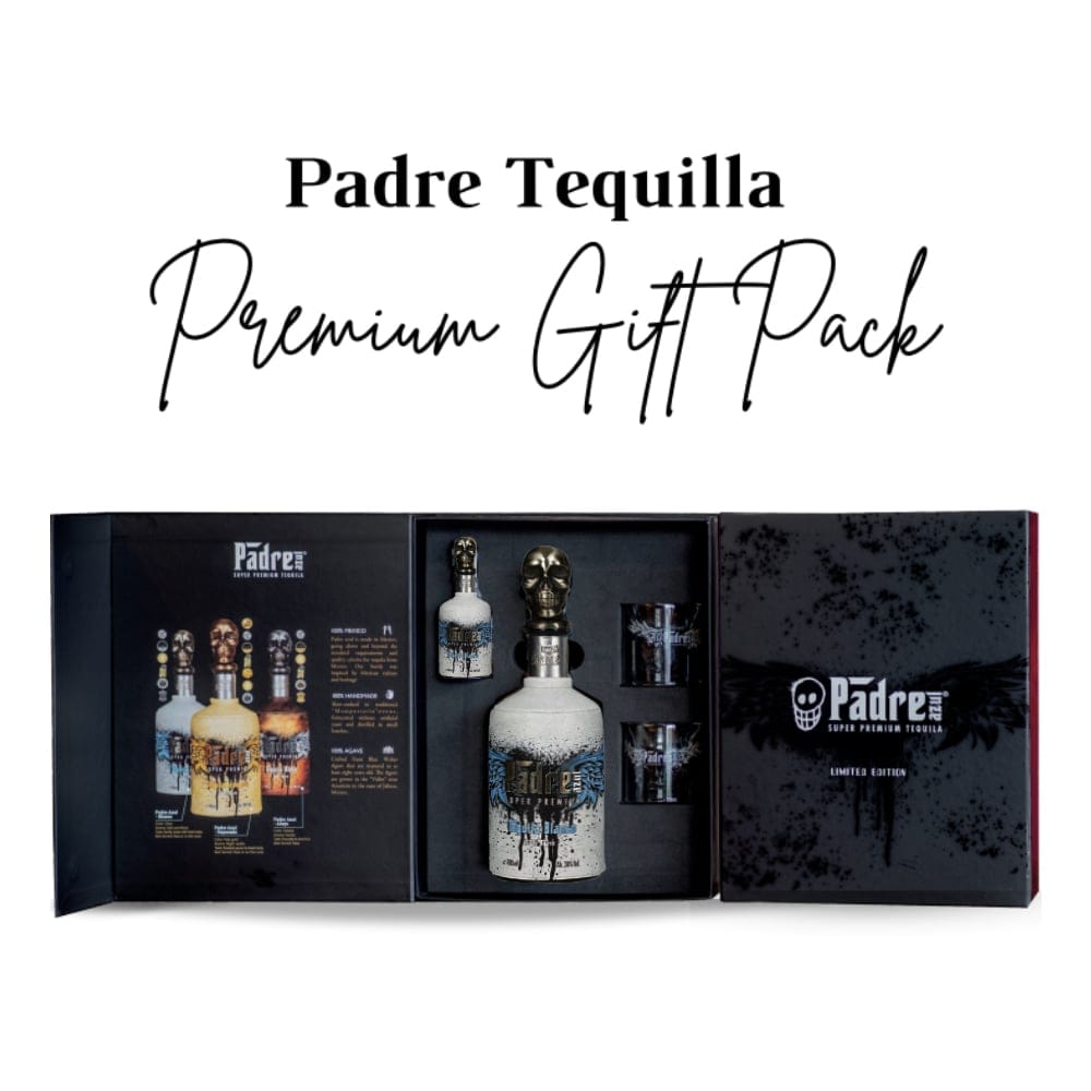 PADRE AZUL Tequila Blanco Premium Gift Pack