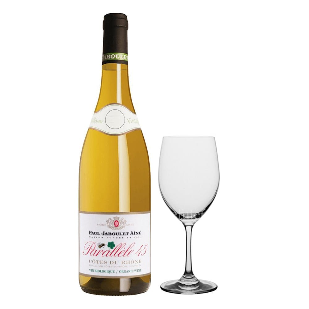 Paul Jaboulet Aîné Parallèle 45 Côtes Du Rhône Blanc With Glass