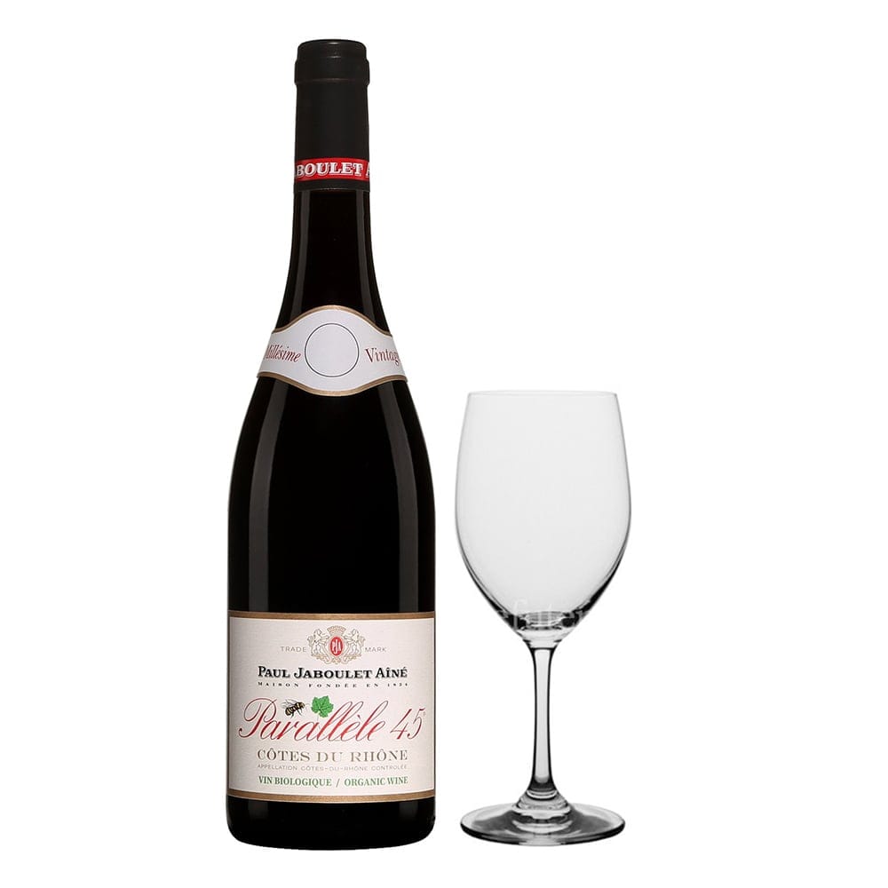 Paul Jaboulet Aîné Parallèle 45 Côtes Du Rhône Rouge 2020 With Glass