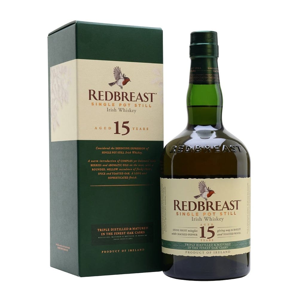 REDBREAST 15 Year Old Single Pot Still