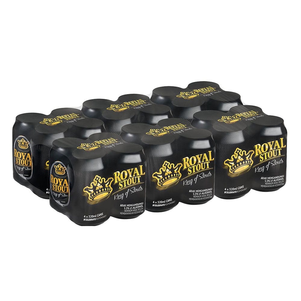 ROYAL STOUT Beer Can (320ml x 24) 11