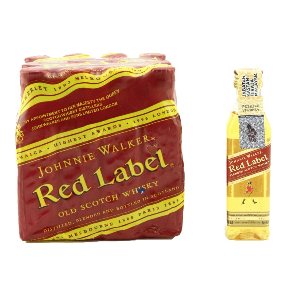 Red Label Johnnie Walker Miniature 50ml x 12packs