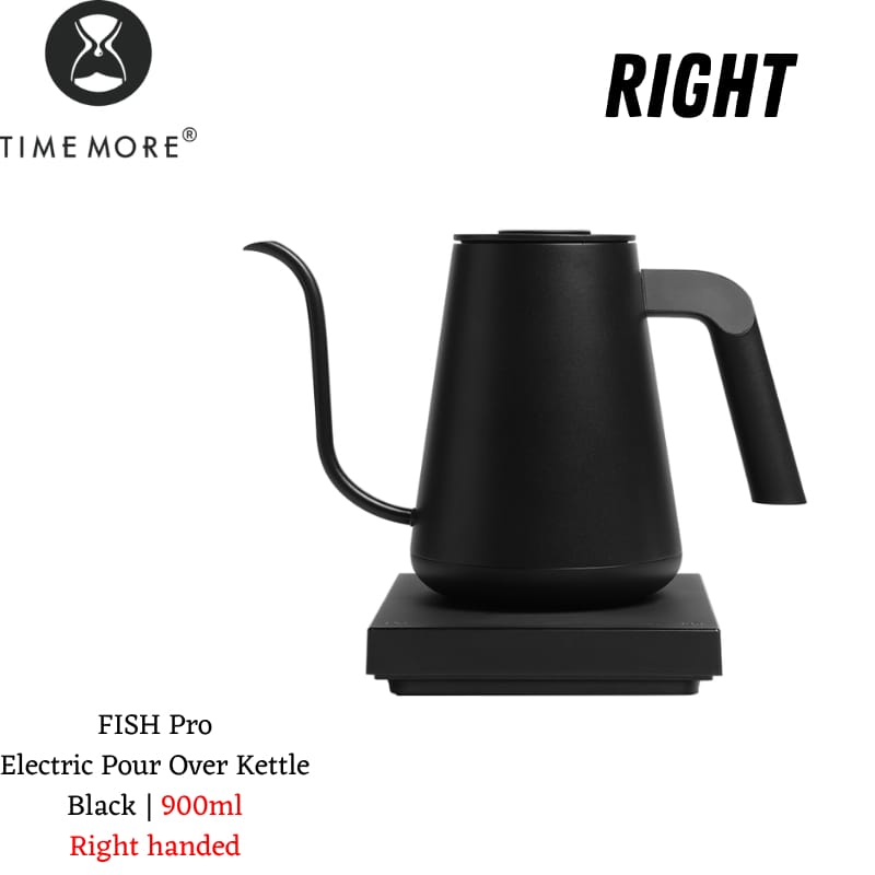 TIMEMORE FISH Pro Electric Pour Over Kettle Black 900ml - Image 3