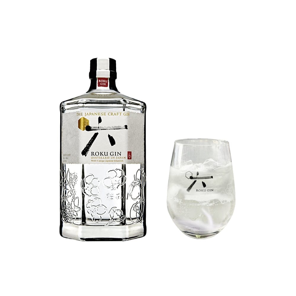 Roku Gin With Glass