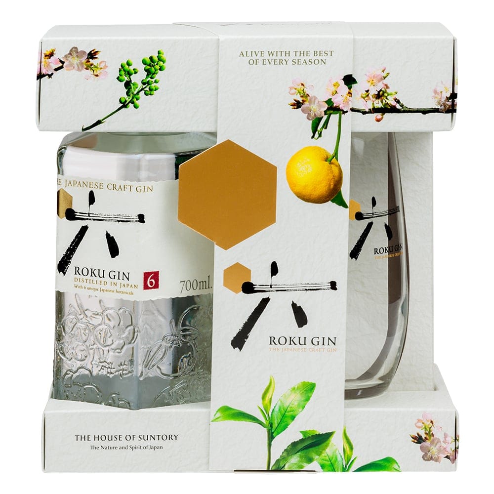 Roku Gin with Glass Set