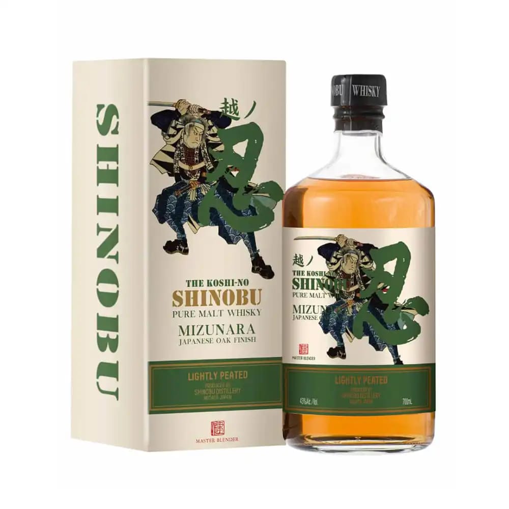 SHINOBU Lightly Peated Pure Malt Mizunara Oak Finish