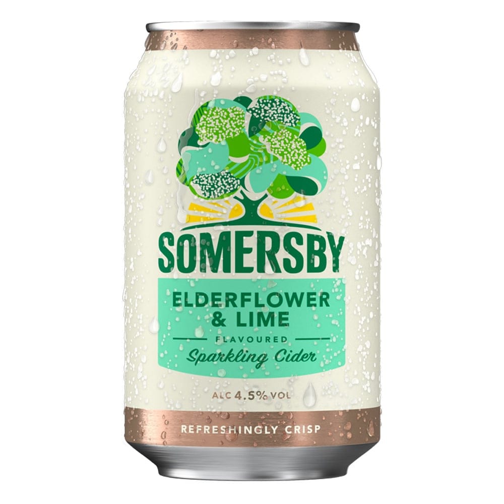SOMERSBY Elderflower Lime Can (320ml x 24) 33