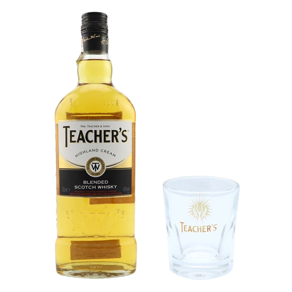 TEACHER’S Highland Cream With Glass