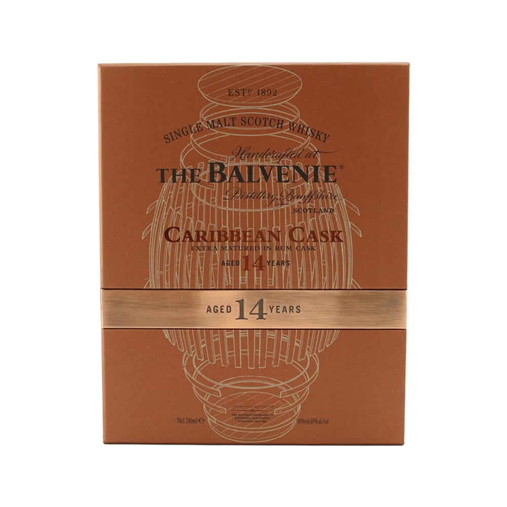 THE BALVENIE 14 Year Old Caribbean Cask Whisky Gift Set