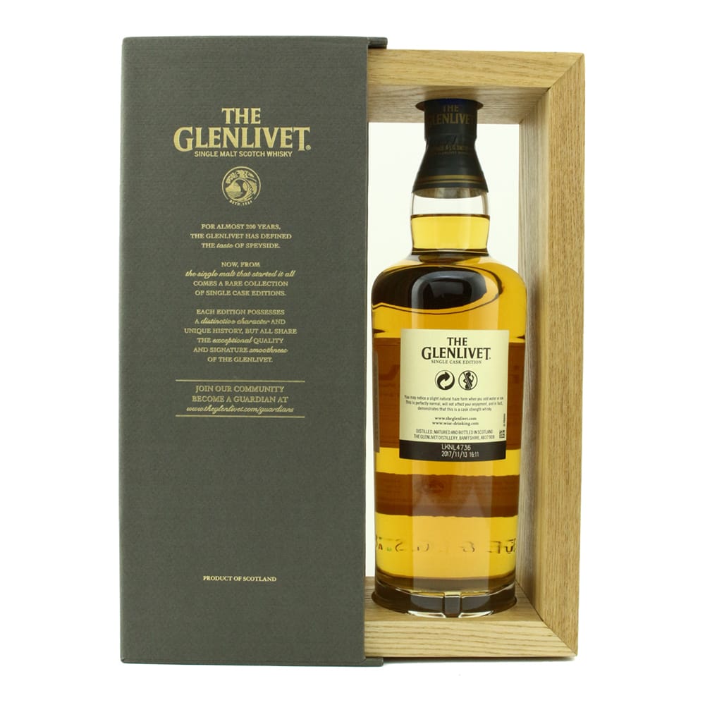 THE GLENLIVET 15 YEAR OLD AMERICAN OAK BARREL SINGLE CASK EDITION