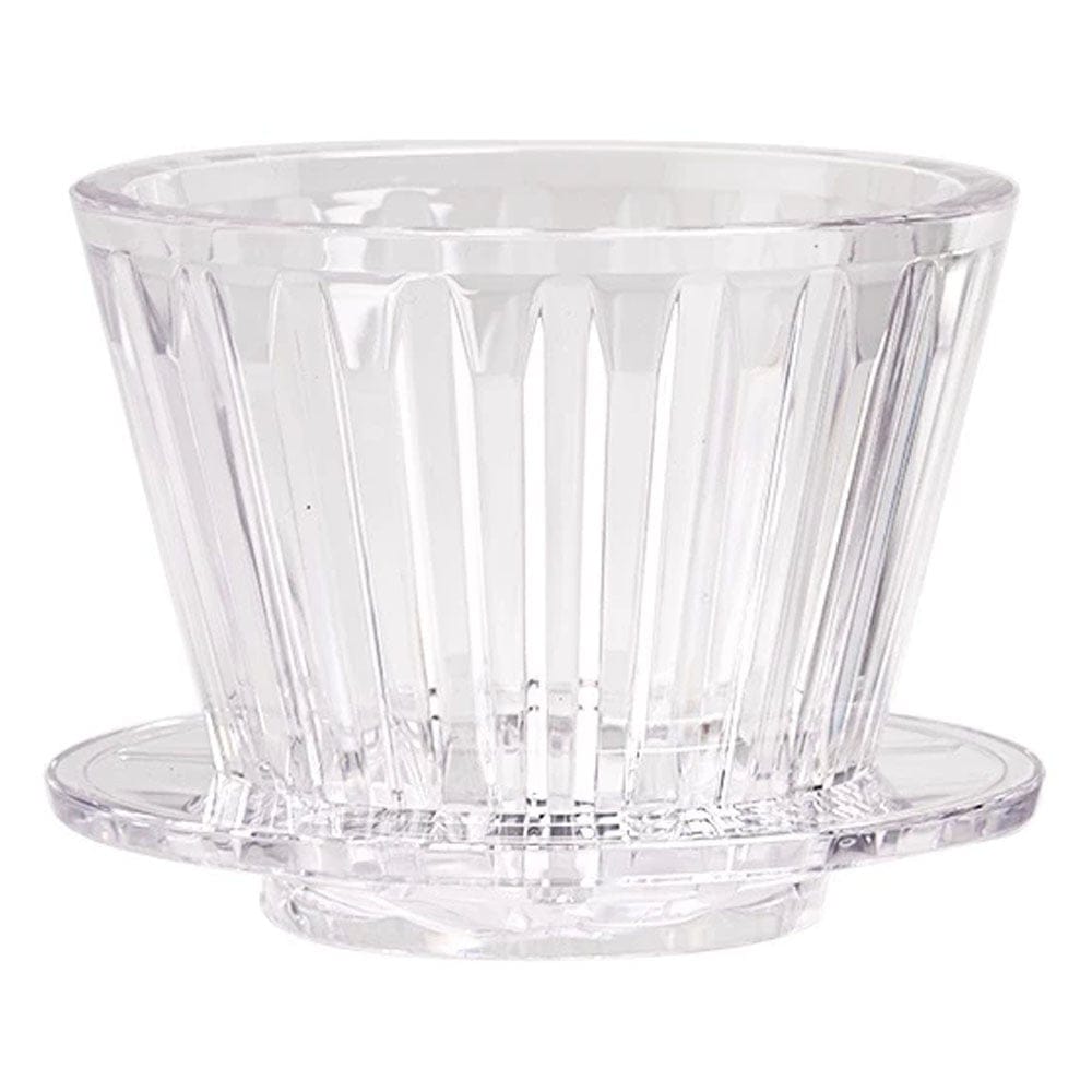 TIMEMORE Crystal Eye B75 Cake Shape Coffee Dripper Crystal White