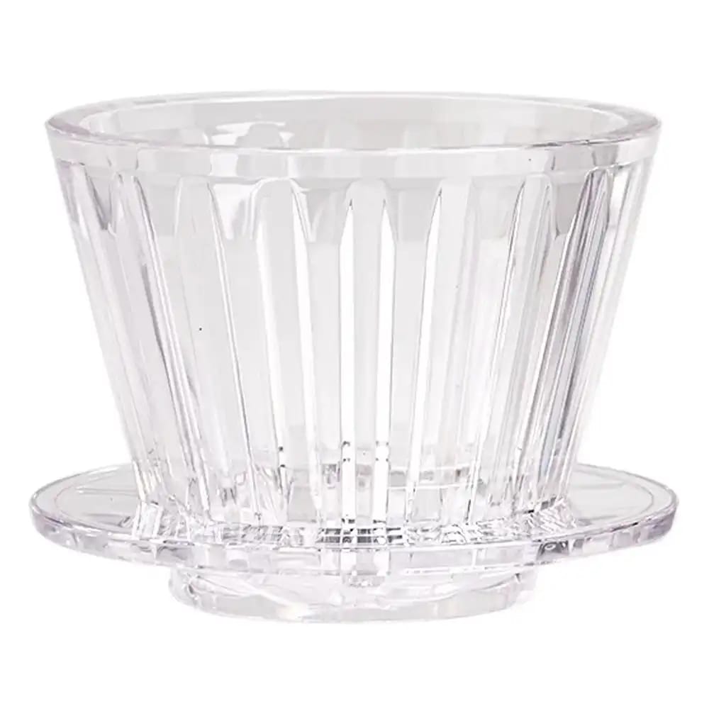 TIMEMORE Crystal Eye B75 Cake Shape Coffee Dripper Crystal White
