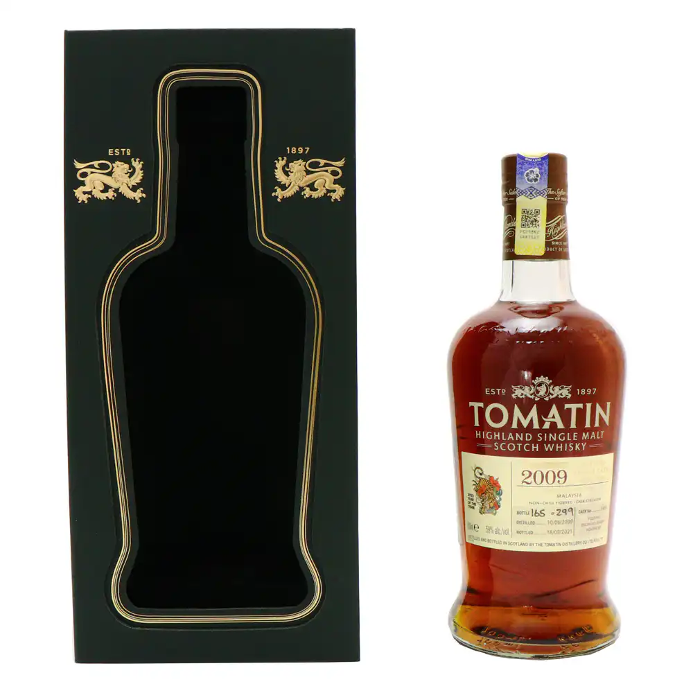 TOMATIN 20 Year Old 2009 Single Cask Year Of Tiger Bottle Number 165
