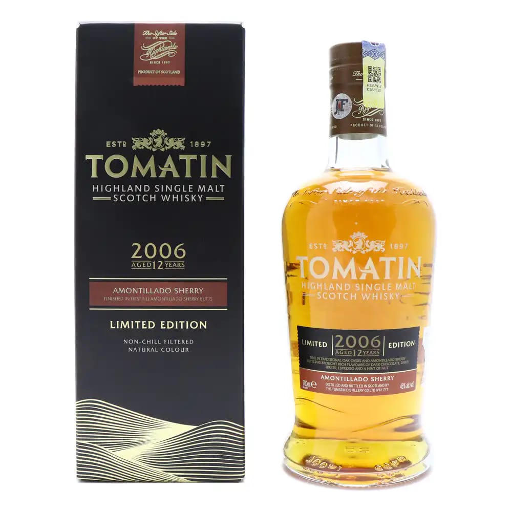 TOMATIN 2006 12 YO Amontillado Sherry