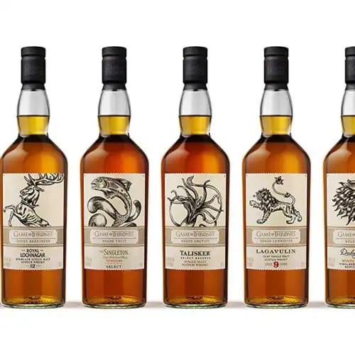 The Game of Thrones Single Malt Scotch Whisky Collection 8 Bottles