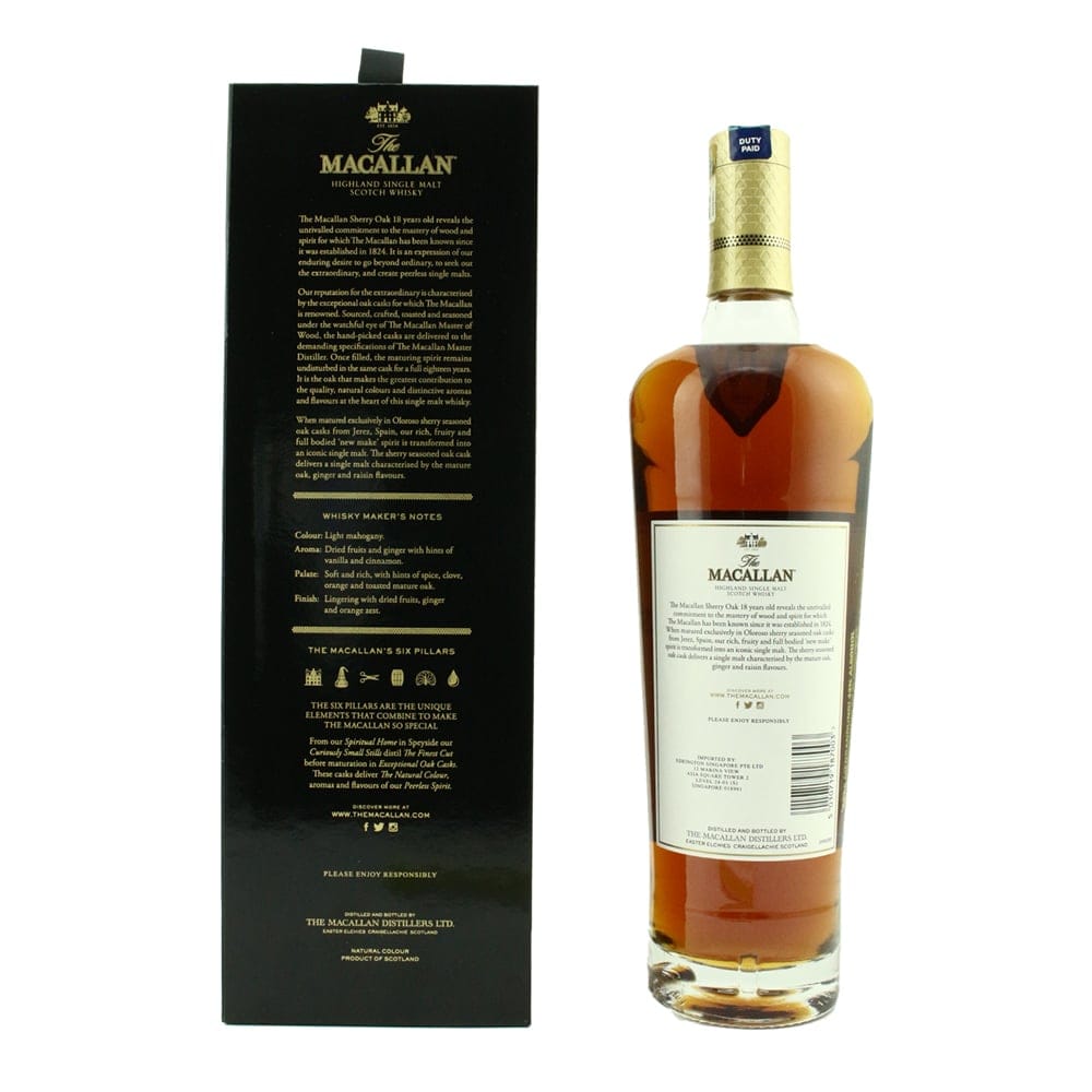 The Macallan 18 Year Old Sherry Oak 2018 Released
