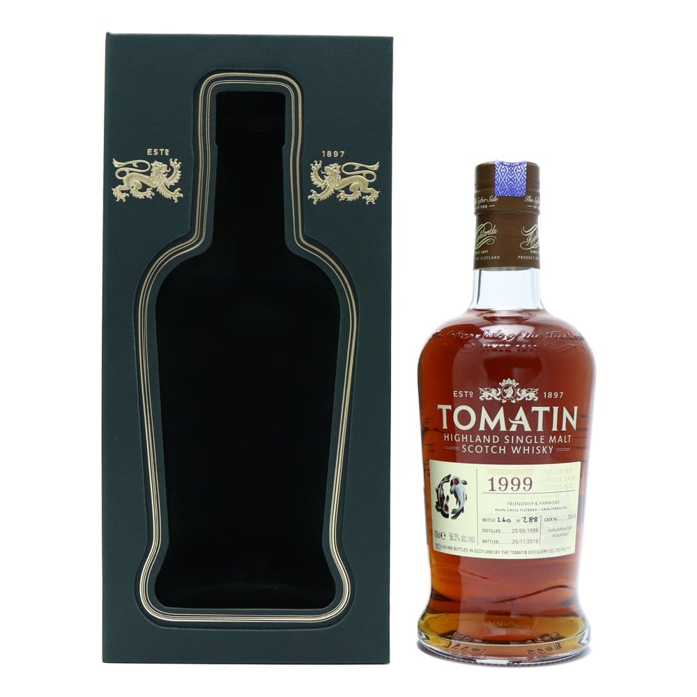 Tomatin 20 Year Old 1999 Single Cask #33419 Hungarian Oak Hogshead 2