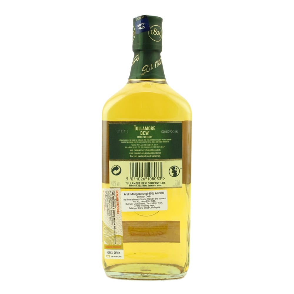 Tullamore Dew Original Irish Whiskey