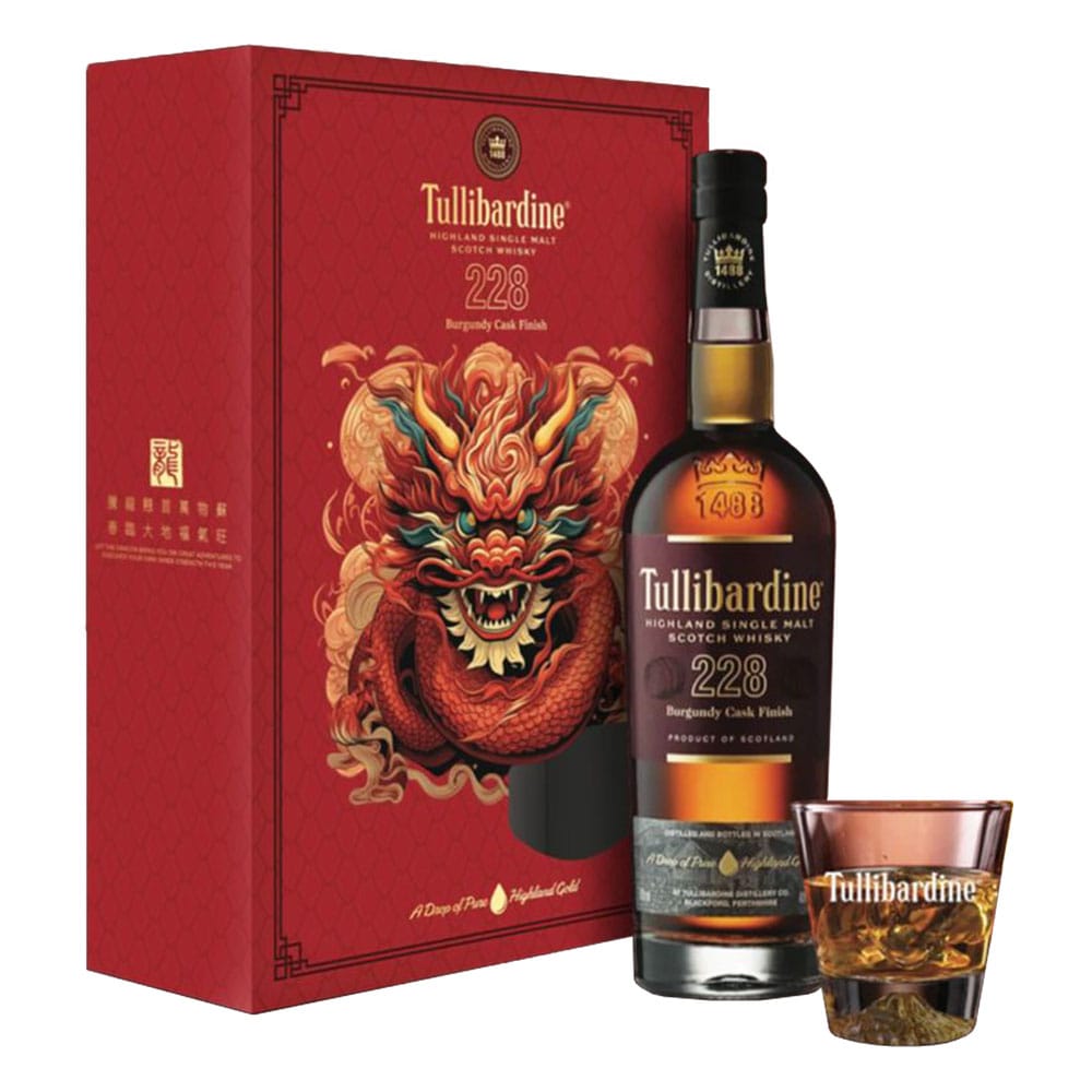 Tullibardine 228 Burgundy Cask Finish VAP free glass
