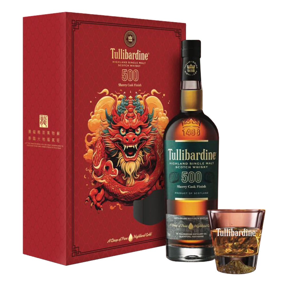 Tullibardine 500 Sherry Cask Finish VAP free glass