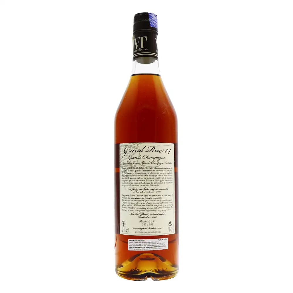 VALLEIN TERCINIER 80 Years Old Grand Rue 34 Single Cask Rare Cognac 4