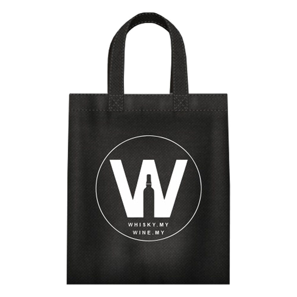 WHISKY.MY NON WOOVEN BAG BLACK