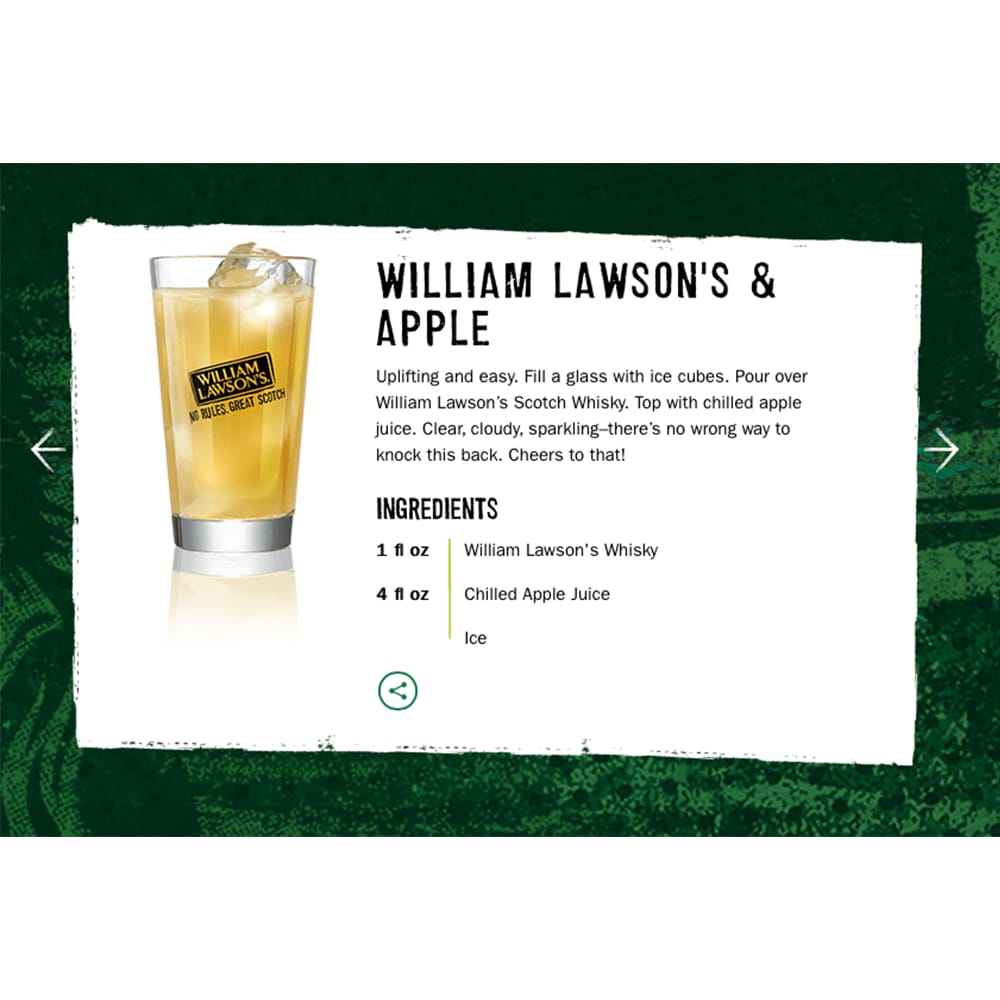 WILLIAM LAWSON'S Blended Scotch Whisky