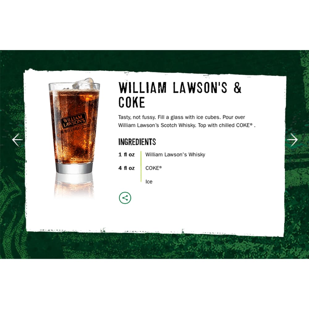 WILLIAM LAWSON'S Blended Scotch Whisky