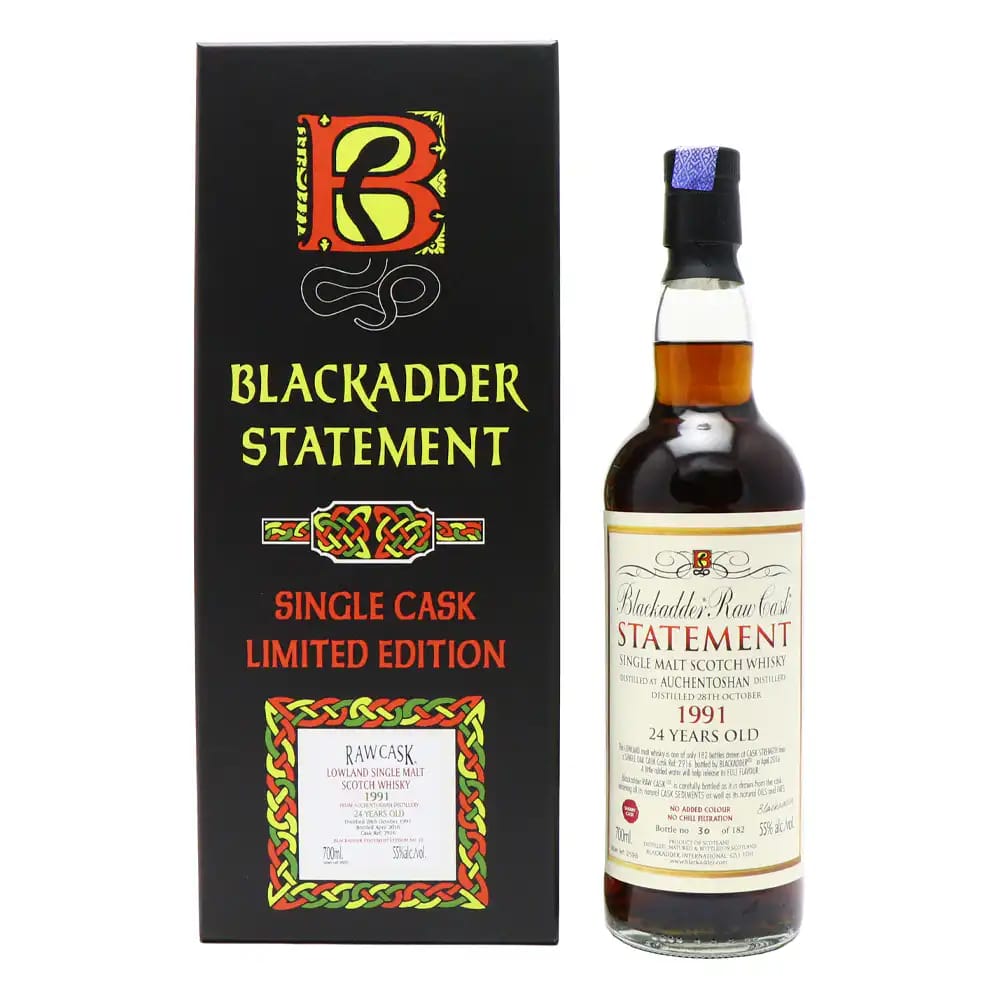 Auchentoshan 1991 BLACKADDER Statement 24 Years Old