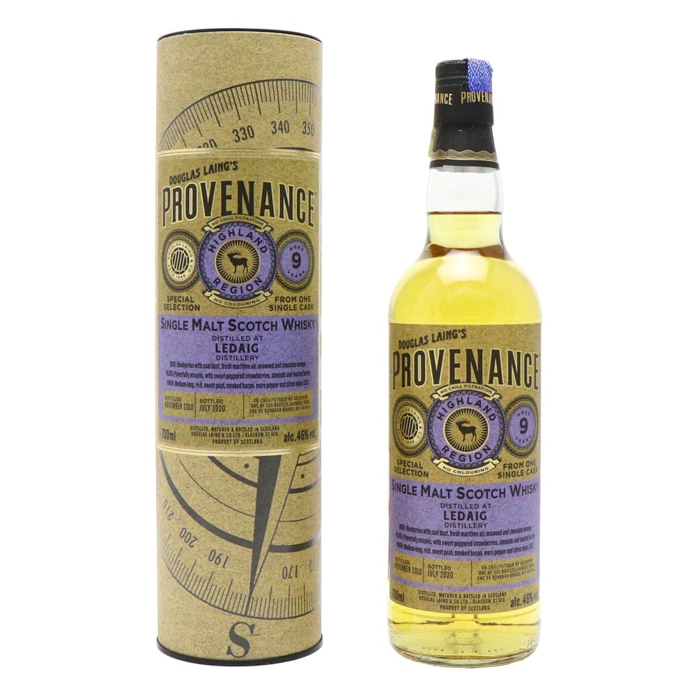 PROVENANCE Ledaig 9 Years Old