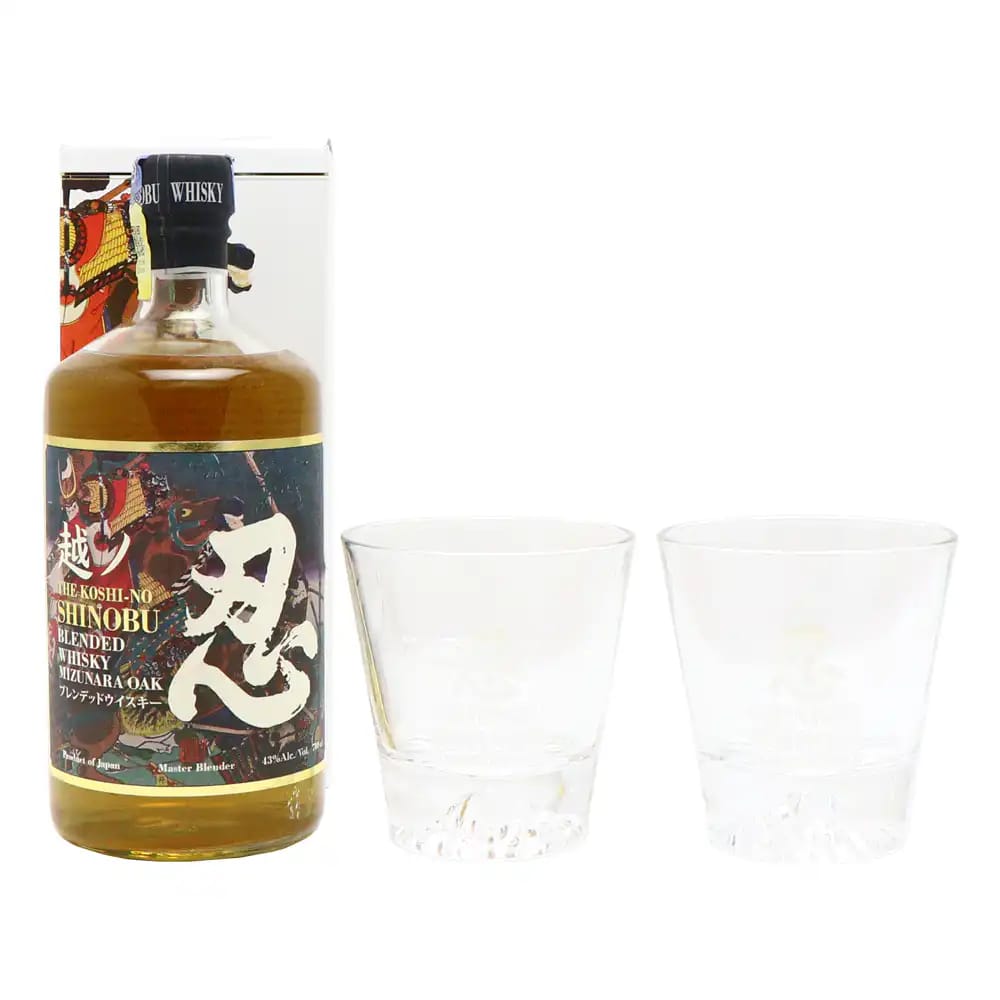 SHINOBU Blended Whisky Mizunara Oak Gift Set