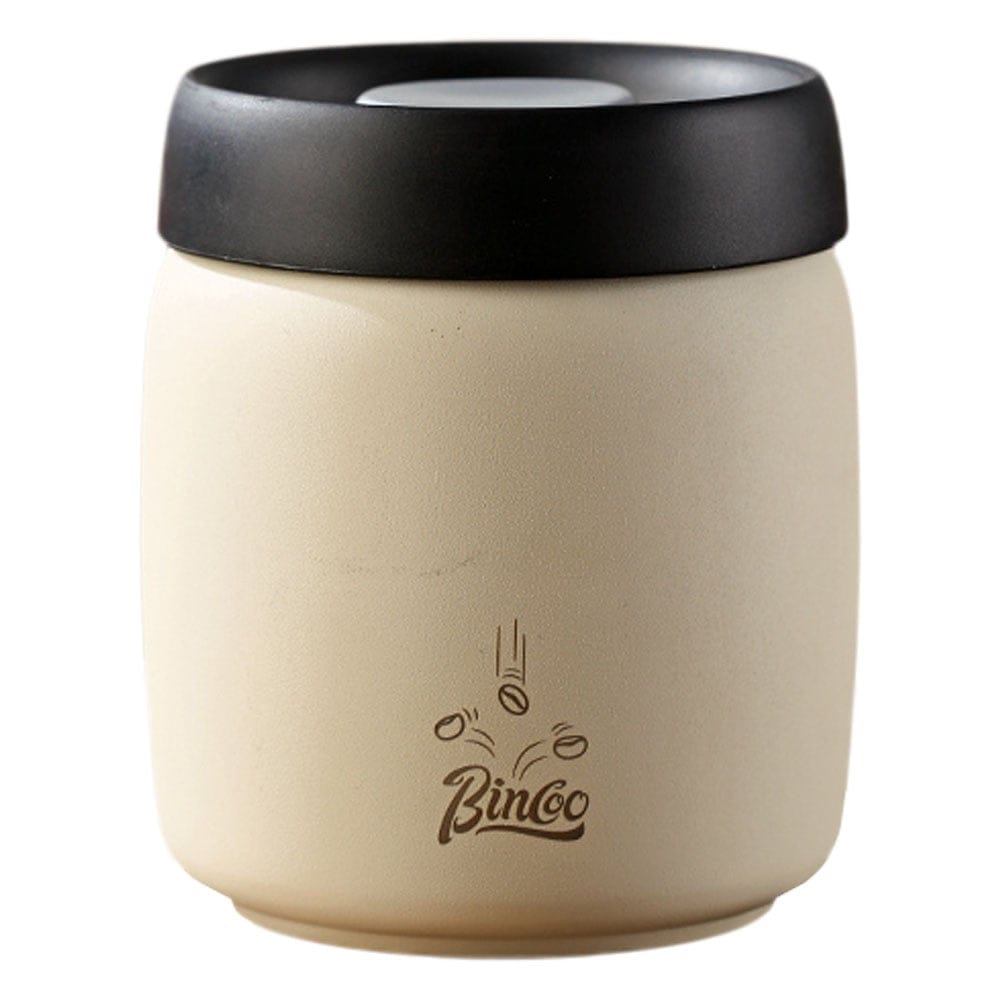 BINCOO Vacuum Coffee Bean Sealed Canister White 800ml