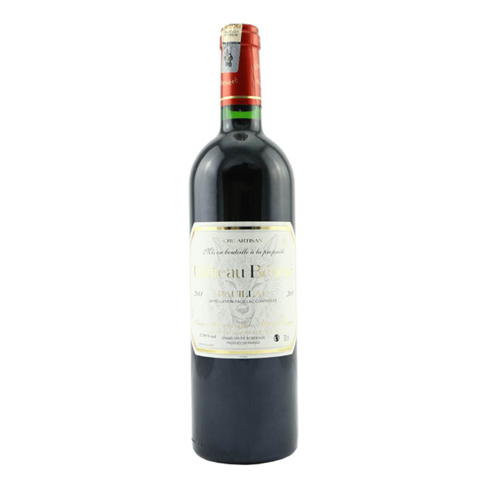 CHATEAU BEHERE Pauillac AOC 2012