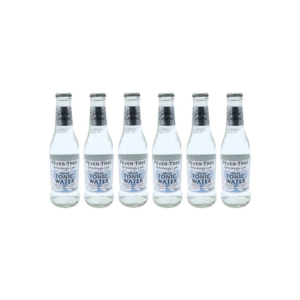 FEVER TREE Refreshingly Light Indian Tonic Water (6 Bottles)