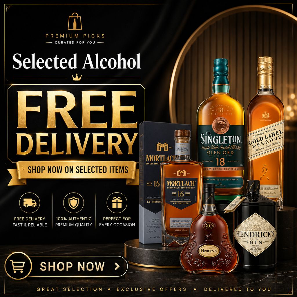 Alccohol FREE Delivery