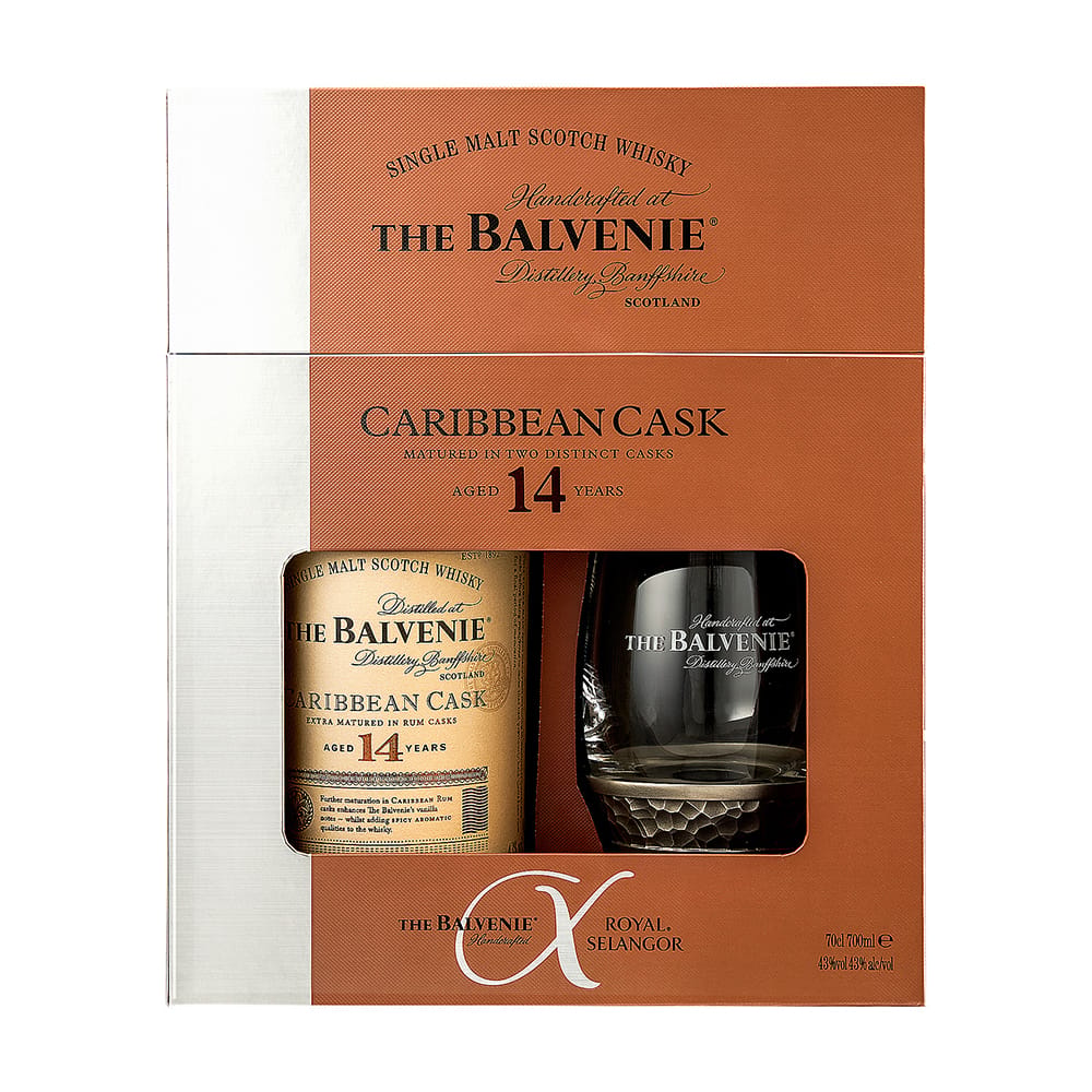 BALVENIE ROYAL SELANGOR 14 Year Old Gift Set