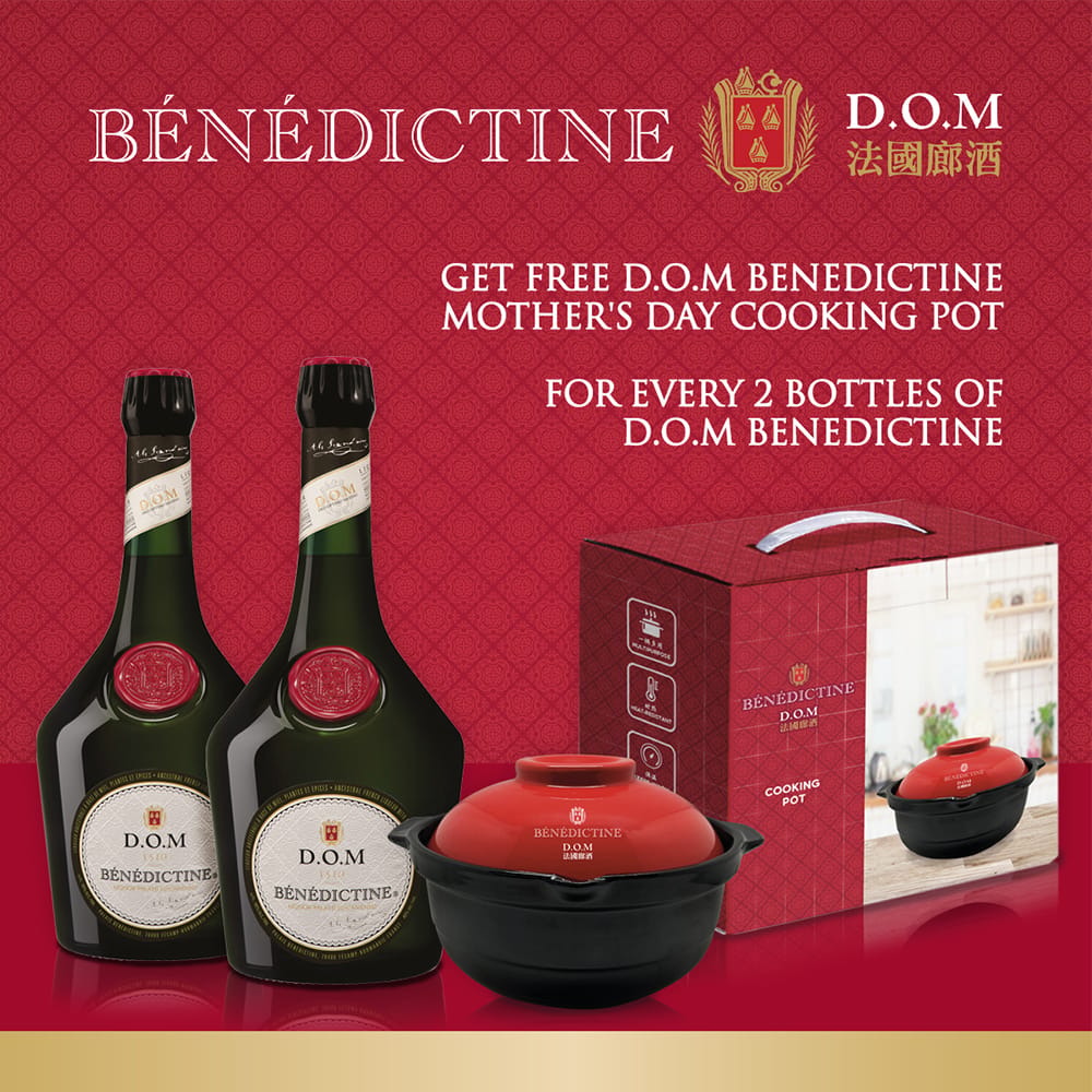 BENEDICTINE D.O.M Twin Gift Set With Cooking Pot