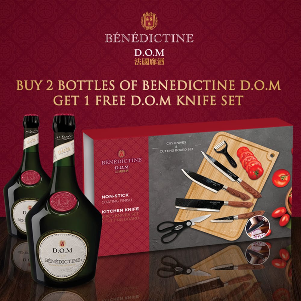 BENEDICTINE D.O.M Twin Gift Set