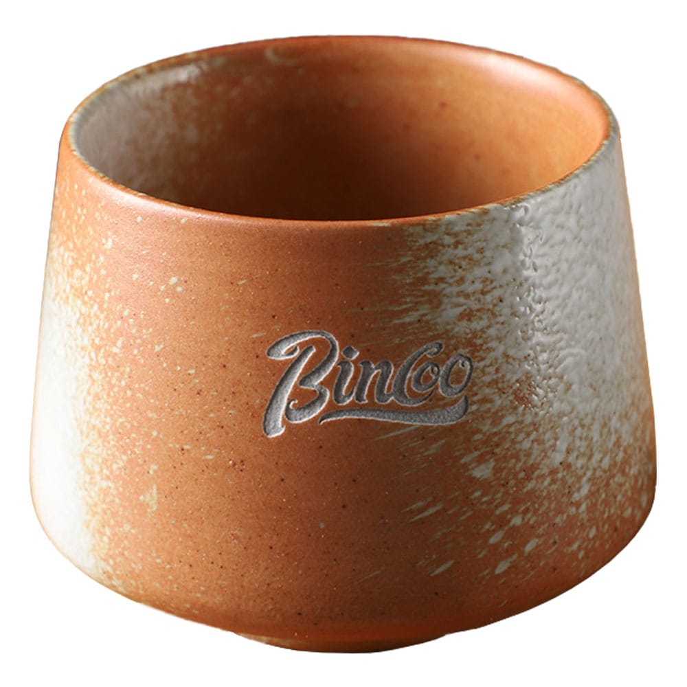 BINCOO Ceramic Cup 200ml Brown & White