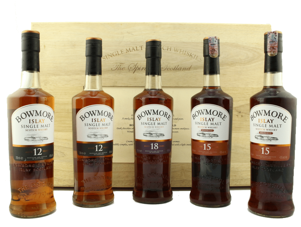 BOWMORE 12YO , 15YO , 18YO SET