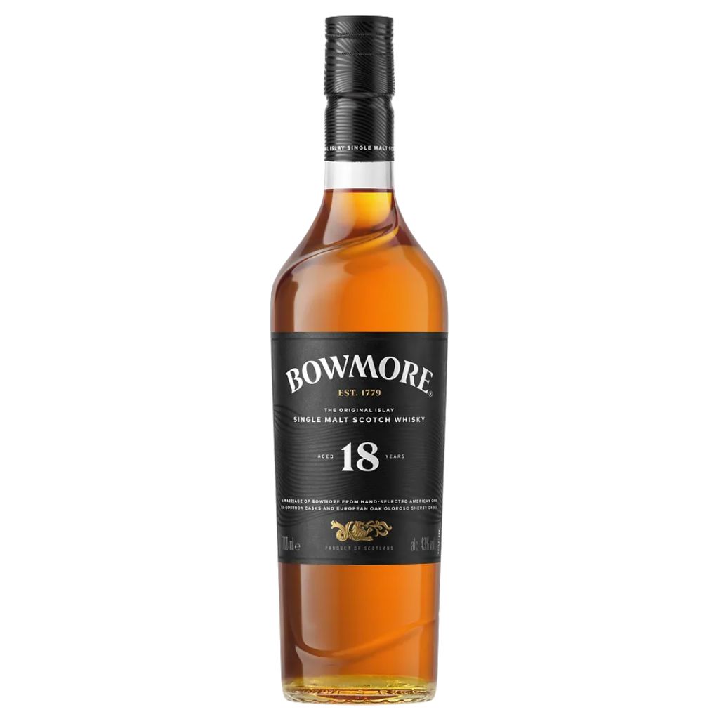 BOWMORE 18 Year Old Scotch Whisky 700ml 43% - Whisky.my
