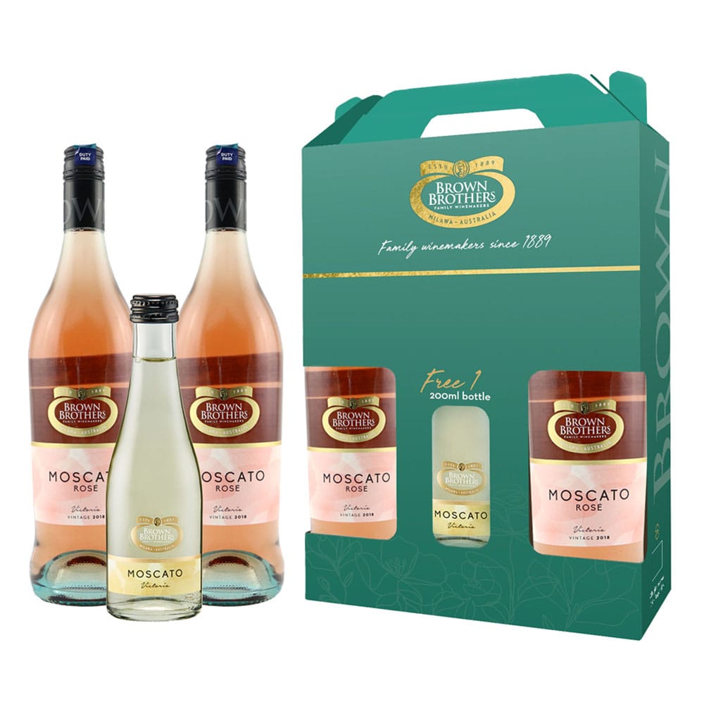 Brown Brother Moscato Rosa Wine Gift Set