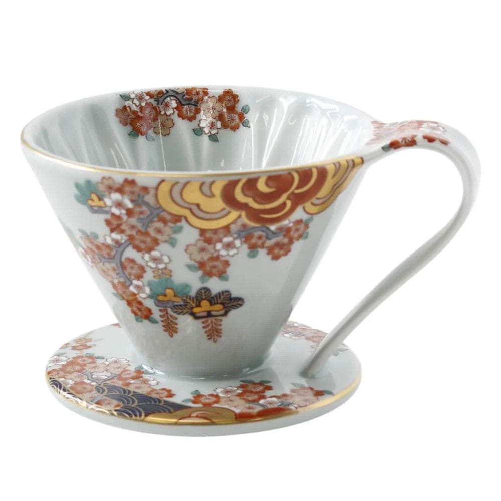CAFEC 50TH ANNIVERSARY IMARI-WARE FLOWER DRIPPER (LIMITED EDITION) (2)