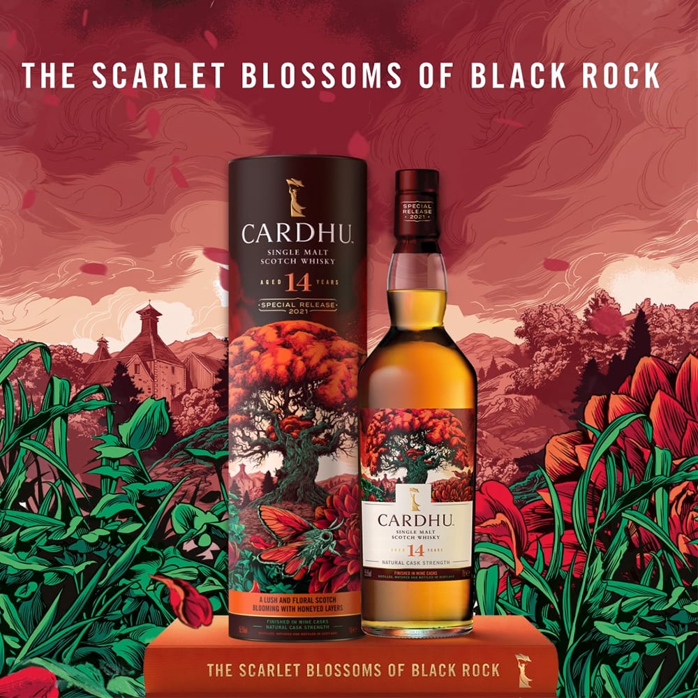 CARDHU 14 Year Old The Scarlet Blossoms of Black Rock Legends Untold Collection 1