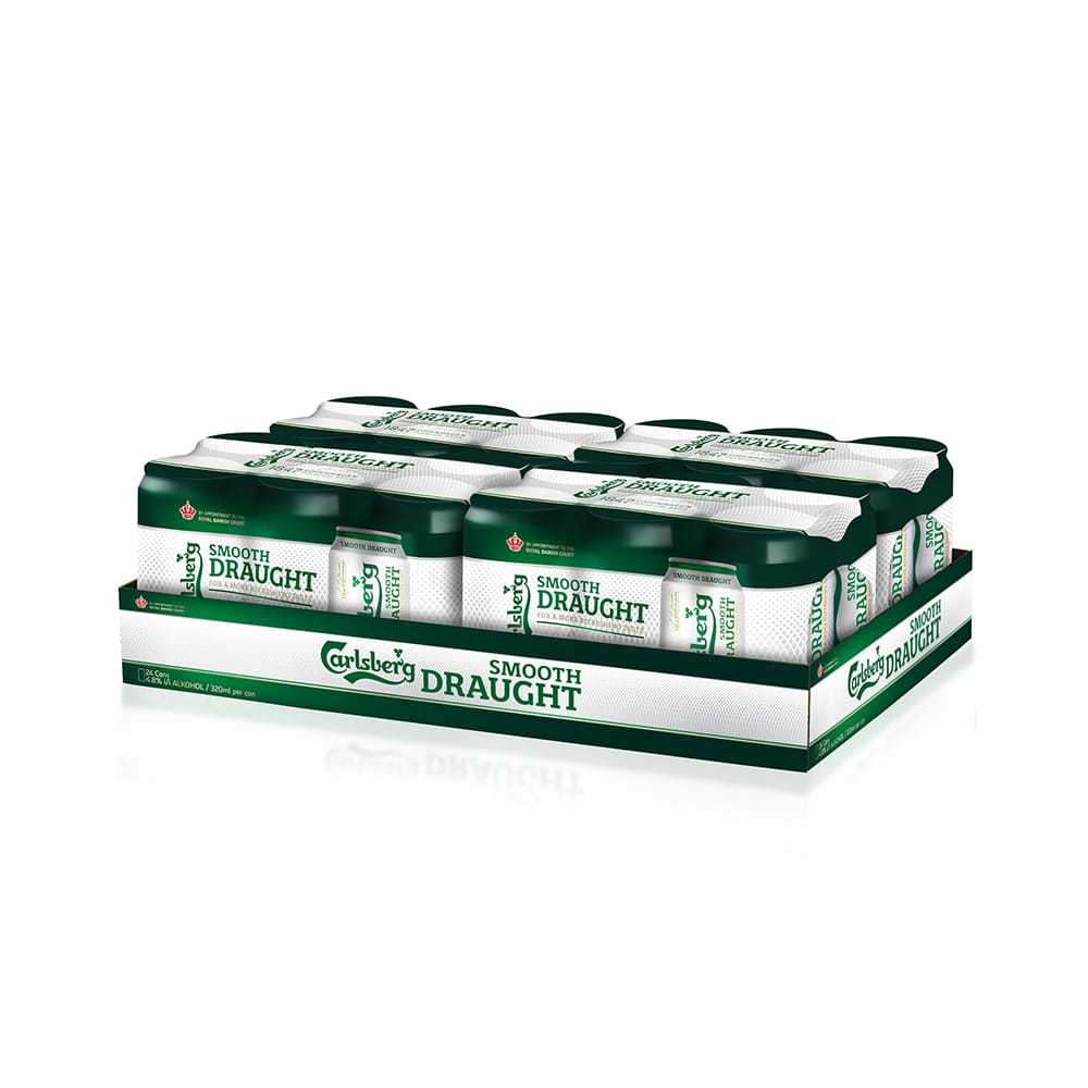 CARLSBERG Smooth Draught Can (320ml x 24) 3