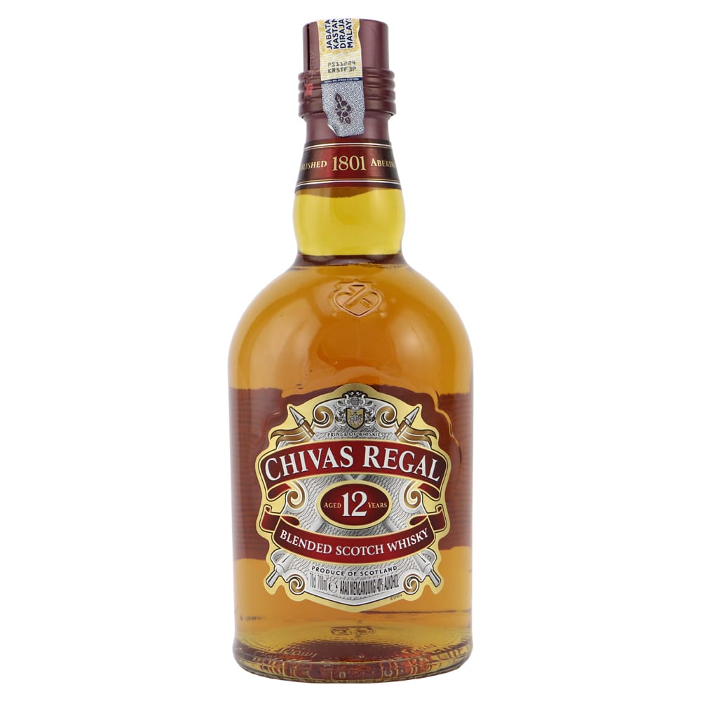 CHIVAS REGAL 12 Year Old with 12 & 18 Year Old miniature set