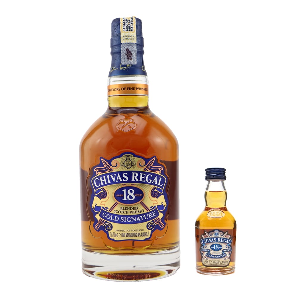 CHIVAS REGAL 18 Years Old with Miniature