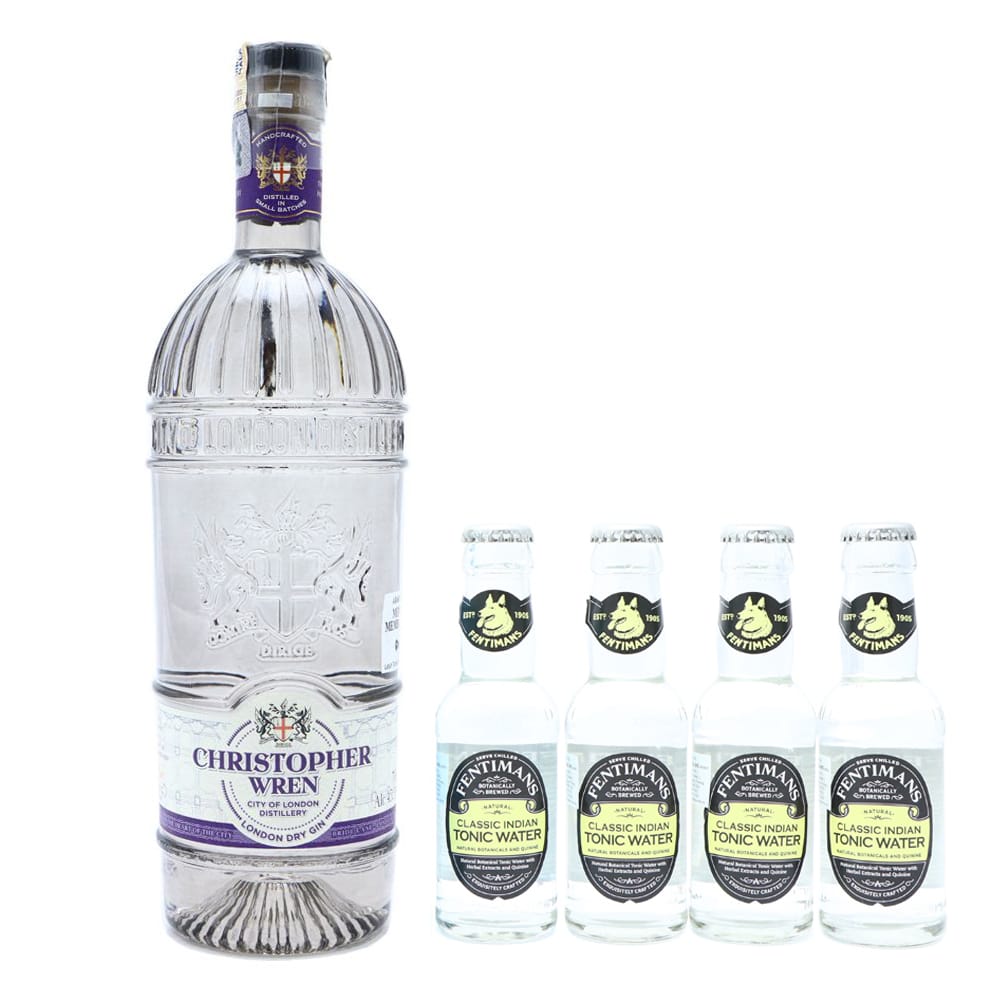 CITY OF LONDON DISTILLERY Christopher Wren Gin With Tonic Water 1