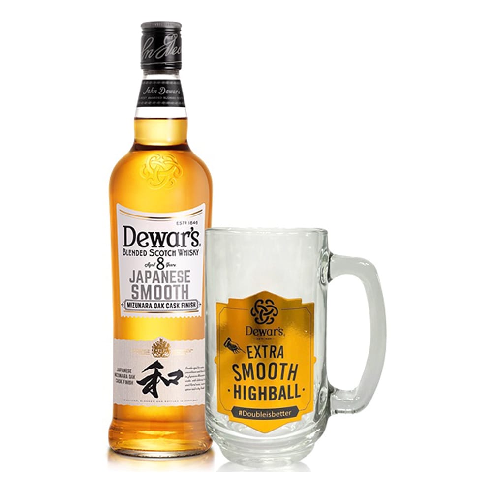 Dewar's 8 Years Japanese Smooth Mizunara Cask with Highball Mug